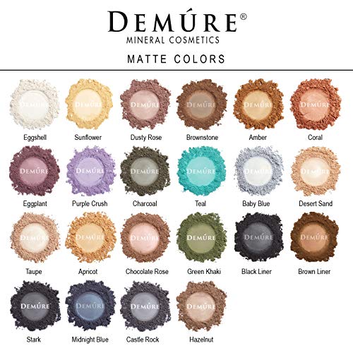 Demure Mineral Make Up (Dusty Rose) Eye Shadow, Matte Eyeshadow, Loose Powder, Eye Makeup, Professional Makeup