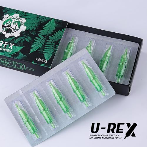 U-REX Tattoo Cartridge Needles #08 1RL Round Liner 20pc