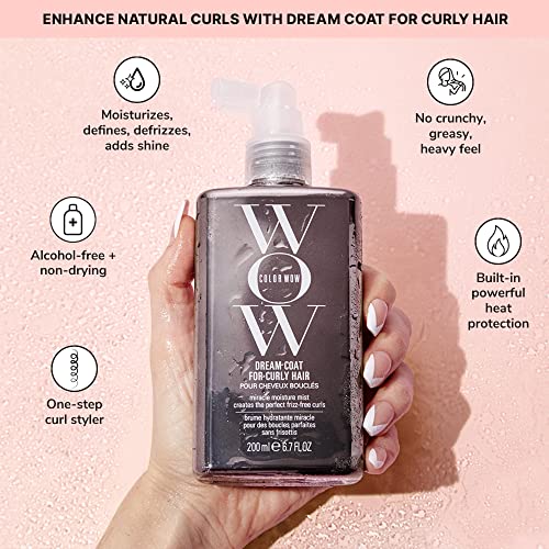 COLOR WOW Dream Duo for Curly Hair- Switch up your style from curly to straight and back again. Featuring DREAM COAT and DREAM COAT CURLY with advanced frizz control + heat protectants for glossy hair