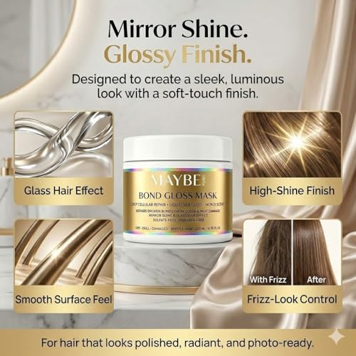 Paris Bond Gloss Hair Mask - Deep Repair & Moisture, 6.76 oz
