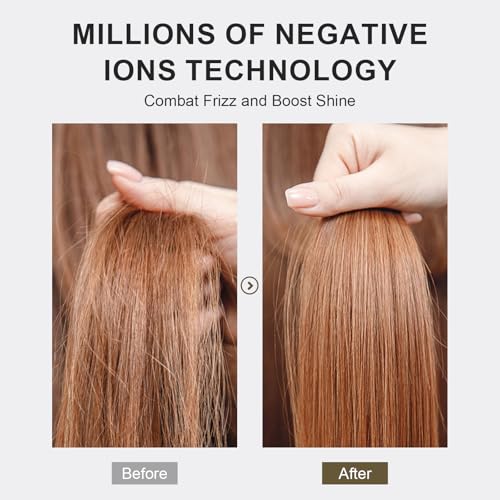 Dual Voltage Travel Hair Dryer Brush – 2 Inch Nano Titanium