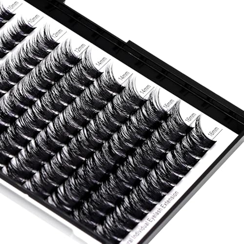 Mixed Cluster False Eyelashes 10-16mm Dramatic Volume