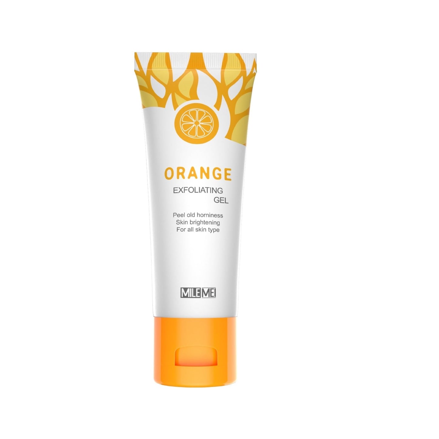 Orange Exfoliating Gel,Scrub Face Body Gel,Deep Cleansing Moisturizing Facial Exfoliator. 50g