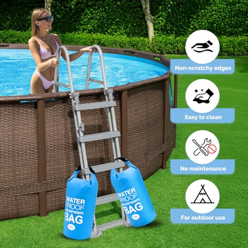 Pool Ladder Weights 2-Pack | 10L Sand Bags for Above Ground Pools