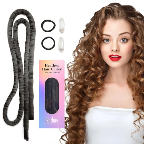 Lanzhire Heatless Curling Headband for Long Hair - No Heat Sleep-In Curler
