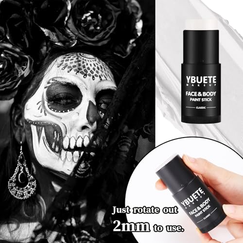 White Face Paint Stick for Halloween & Costume Makeup