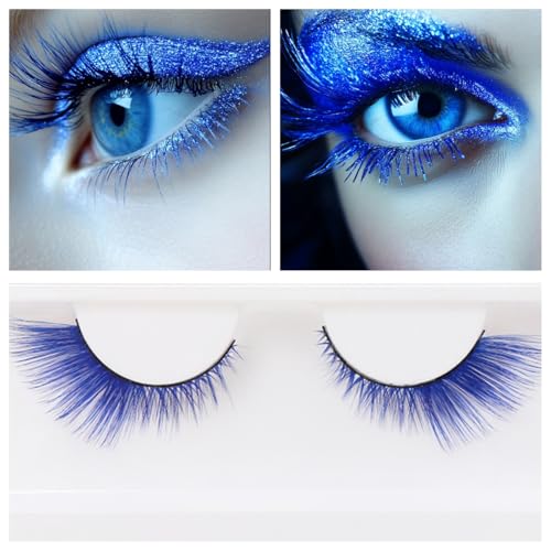 Colorful Cat Eye False Eyelashes 5 Pairs Set