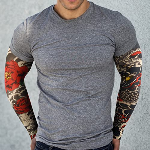 YARIEW Tattoo Sleeves for Men 6-Pack Arm Bands One Size