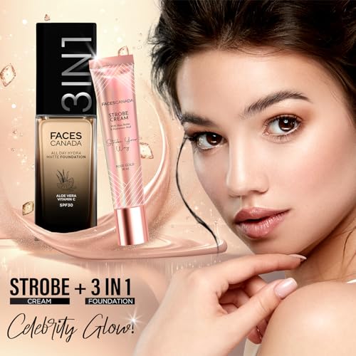 FACESCANADA All Day Hydra Matte Foundation SPF 30 - Ivory