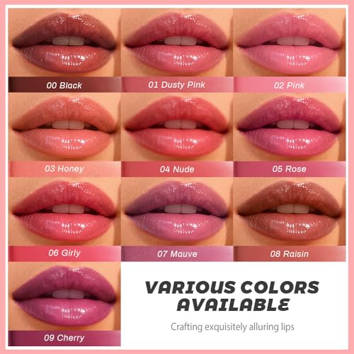 Rose Honey Tinted Lip Balm - Moisturizing Shine Lipstick