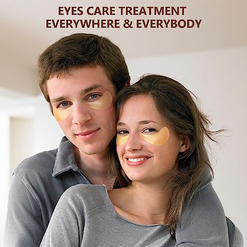 24K Gold Eye Masks 60Pc - Hydrating Collagen Under Eye Patches