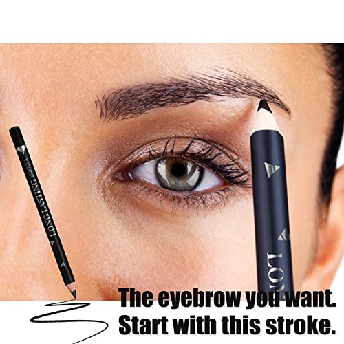 Dark Brown Eyebrow Pencils Set (12-Piece) | Waterproof