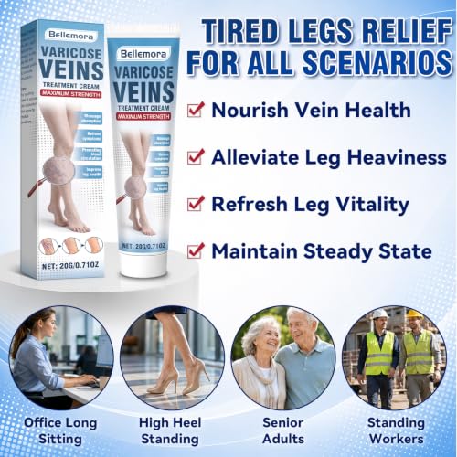 Bellemora Varicose Veins Cream – Relief for Legs & Circulation