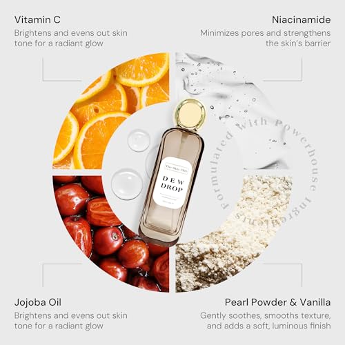 Dew Drop Hydrating Face Mist, 120ml/4oz, with Jojoba Oil and Pearl Powder.