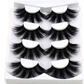 3D Mink 25mm False Eyelashes - Fluffy Wispy Lashes (4 Pairs)
