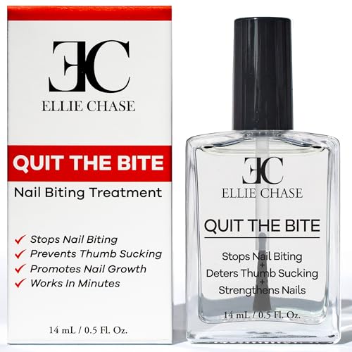Ellie Chase Anti-Nail Biting Deterrent Polish - Extra Bitter, 0.5 oz