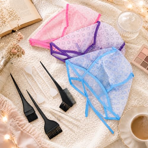 12PCS Hair Highlighting Kit with Bleach Cap & Coloring Tools