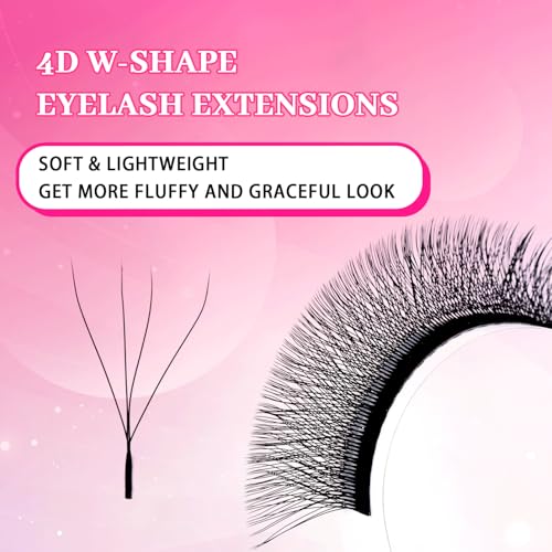 TDANCE 4D W Lash Extensions Premade Fans 8-15mm
