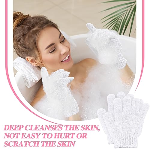 Ramede 30 Pair Exfoliating Bath Gloves - Nylon Shower Scrubber