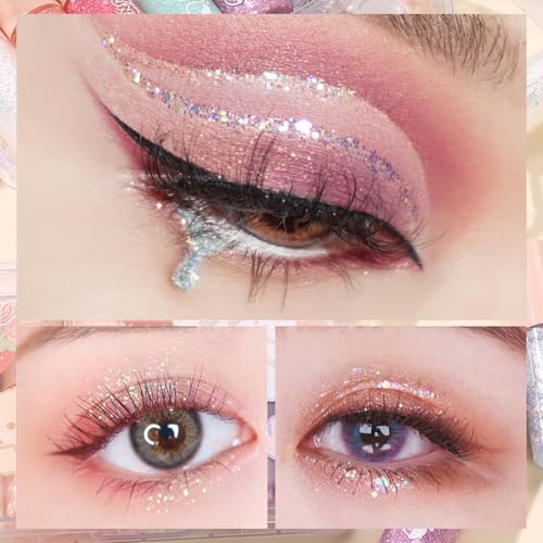 Baorder 6Pc Liquid Glitter Eyeshadow Set – Shimmer