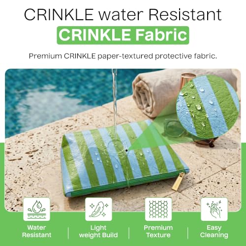 Aspen Lane Makeup Bag Set - 5 Piece Water Resistant Travel Pouches