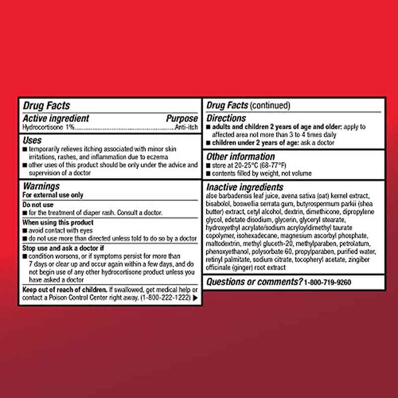 1% Hydrocortisone Anti-Itch Lotion for Eczema Relief, 3.5 oz