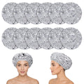 12-Pack Reusable Aluminum Foil Deep Conditioning Hair Caps