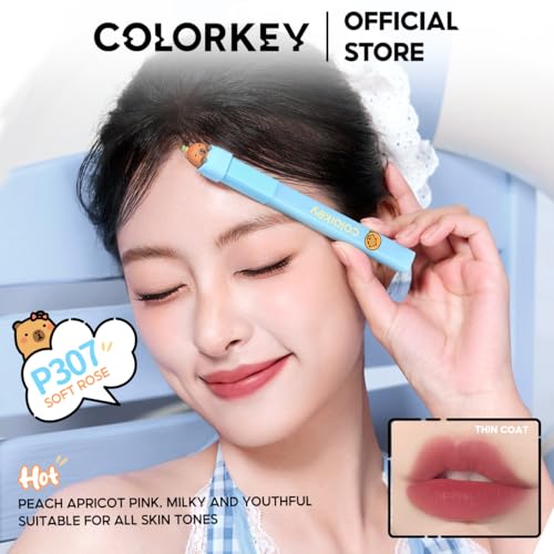 COLORKEY Capybara Soft Matte Lip Tint - Waterproof, Long-Lasting
