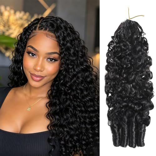 Human Crochet Hair 18 Inch Burmese Curl 60g