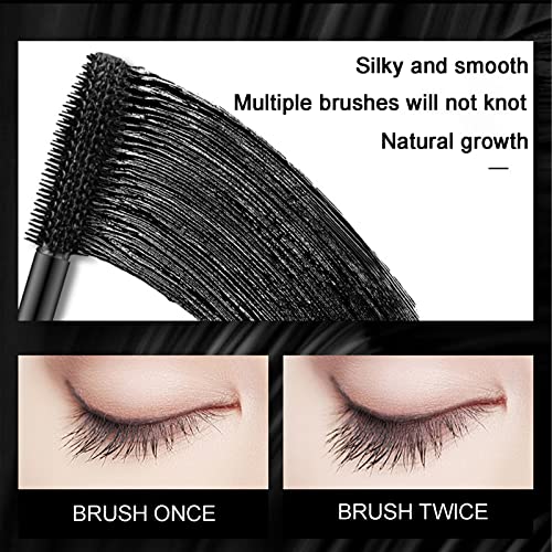 4D Silk Fibers Waterproof Mascara - Full Thickening Lashes