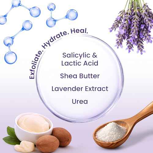 Foot Peeling Mask (2 pairs) Exfoliating Foot Mask for Dry Cracked Feet with Lavender & Shea Butter, Dead Skin & Callus Remover for Feet, Exfoliating Socks for Women & Men, One Size Fits Most