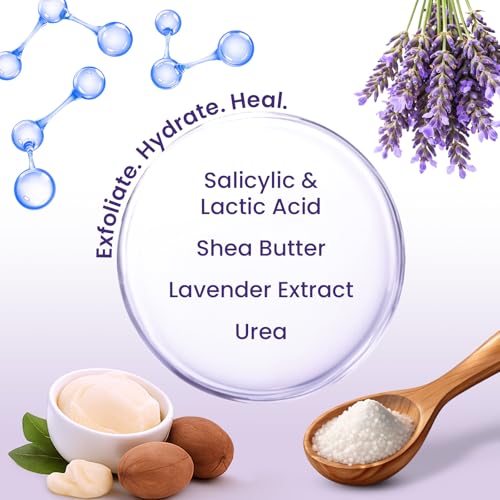 BLOOMORA Exfoliating Foot Peeling Mask with Lavender & Shea Butter - 6 Pairs