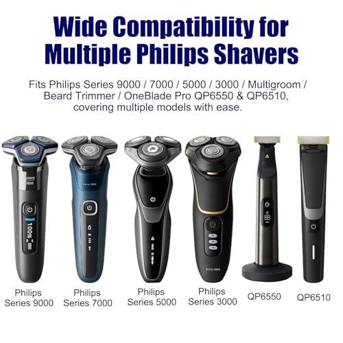 15V Charger Cord Compatible with Philips HQ8505, Replacement Adapter for Norelco One Blade QP6510 QP6520 QP6550, Series 9000 7000 5000 3000 Beard Trimmer & Electric Shaver