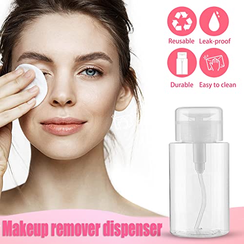 3-Pack 200ML Push Pump Dispenser Bottles Refillable