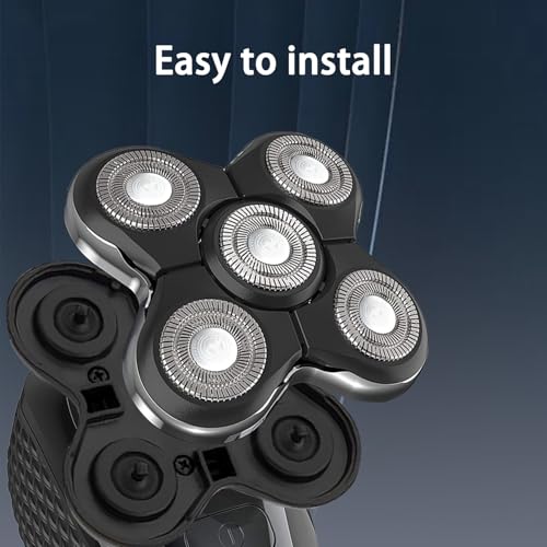 Replacement Blades Compatible with Remington Balder Pro Head Shaver Model XR7000, 5 Dual Track Heads for Remington Shaver, Precision Electric Shaving for Bald Men,1 Pack
