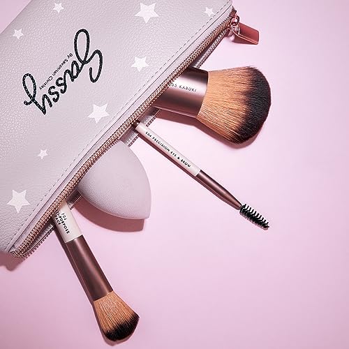 Sassy Brush Kit - 4 Piece Makeup Brush Set with Pouch