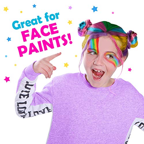 Hair Chalk Pens 10-Pack Washable Temporary Hair Color for Kids