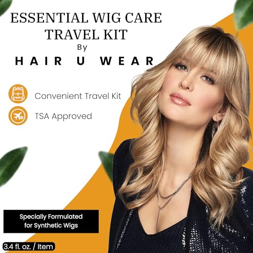 HairUWear Travel Hair Care Kit for Synthetic Wigs