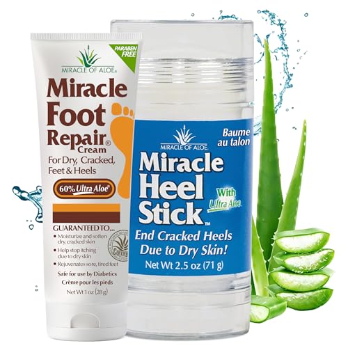 Miracle Heel Balm & Foot Repair Cream – Aloe Moisturizer for Cracked Feet