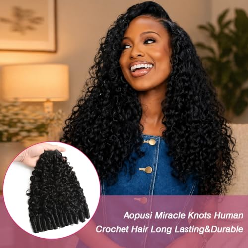 Burmese Curly Crochet Hair 16 Inch 120g Virgin Human Hair