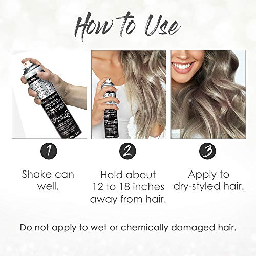 Jerome Russell Glitter Spray for Hair & Body, 2.2 oz