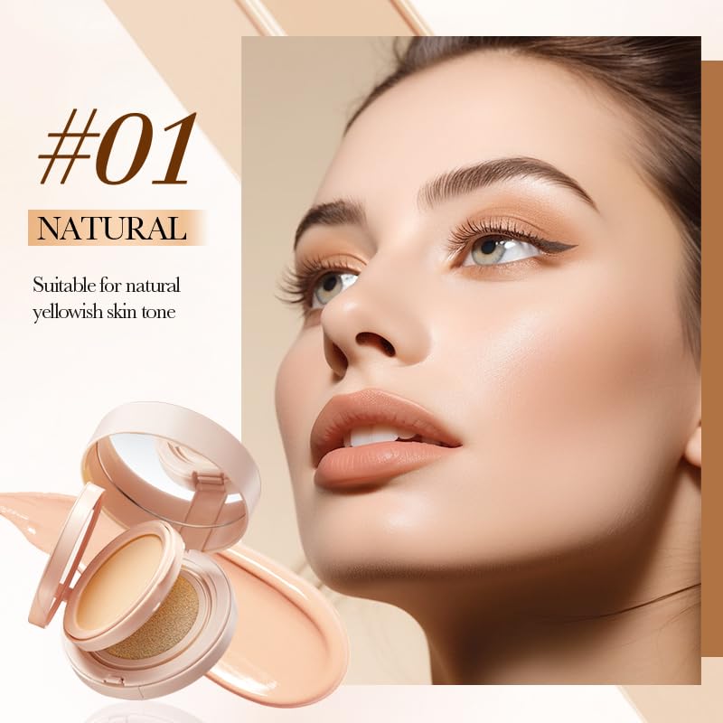2-in-1 Air Cushion BB Cream & Setting Powder Foundation