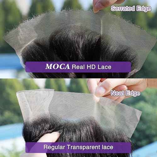 13x6 Frontal HD Lace Body Wave 18 Inch, SKINLIKE Lace Frontal Only,0.095mm Ultra-thin Invisible Real Swiss Lace RAW Virgin Human Hair Single Knot Pre-Plucked with Baby Hair