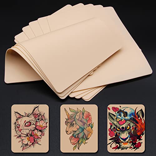 Autdor Tattoo Practice Skin 10Pcs Double-Sided 8x6"