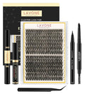 LAVONE DIY Lash Clusters Kit - 280pcs D Curl Eyelash Extensions