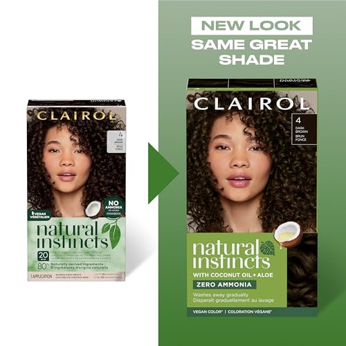 Clairol Natural Instincts Demi-Permanent Hair Dye, 6G Light Golden Brown Hair Color, Pack of 1