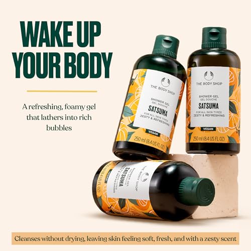The Body Shop Shower Gel, Satsuma, 8.4 fluid Oz, Packaging May Vary