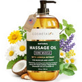 Cosmetasa Peppermint-Arnica Massage Oil - 8.8 oz, Warming, Unscented Variant