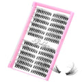 40D Fluffy Cluster Lashes 10-18mm Mixed Length Black