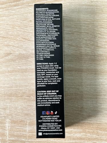 PHOERA CC+ Cream Full Coverage Foundation with SPF 25 - 1.08 fl oz